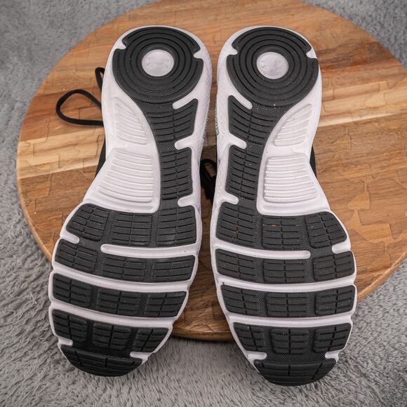 Under Armour Charged Assert 9 3024591-001 Womens Black Running Shoes Sz US 10.5 - Picture 6 of 8